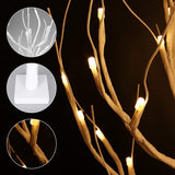 LED White Birch Tree Light 8 Lighting Modes 5ft Christmas Decorative Lighted Branches Tree Decor