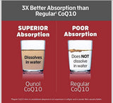 Qunol Ultra CoQ10 100mg, 3x Better Absorption, Patented Water and Fat Soluble Natural Supplement Form of Coenzyme Q10, Antioxidant for Heart Health