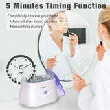 Ultrasonic Jewelry Cleaner - Professional Ultrasonic Cleaner for Rings Eyeglasses Watches Coins Tools Razors Earrings Necklaces Dentures