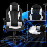 BestOffice PC Gaming Chair Ergonomic Office Chair Cheap Desk Chair, Black and White