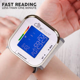 Care Touch Fully Automatic Wrist Blood Pressure Cuff Monitor - Platinum Series, 5.5" - 8.5" Cuff Size- Batteries Included