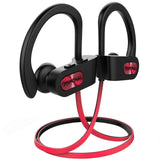 Mpow Flame Bluetooth Headphones Sport IPX7 Waterproof Wireless Sport Earbuds, Richer Bass HiFi Stereo In-Ear Earphones - RED