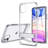 ESR Metal Kickstand Designed for iPhone 11 Case, [Vertical and Horizontal Stand] Clear