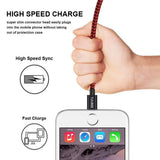 iPhone Charger Cable TUUBEE MFi Certified iPhone Lightning Cable 5Pack 3FT/6FT/10FT Long Nylon Braided USB iPhone Data Cable Wire
