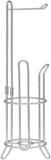 Simple Houseware Bathroom Toilet Tissue Paper Roll Storage Holder Stand, Chrome Finish
