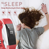 Lintelek Fitness Tracker with Heart Rate Monitor, Activity Tracker with Connected GPS, IP67 Waterproof Smart Fitness Band with Step Counter