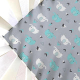 Stretchy Fitted Crib Sheets Set-Brolex 2 Pack Portable Crib Mattress Topper for Baby Boys Girls,Ultra Soft Jersey,Full Standard,Elephant & Whale