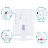 KOOLORBS Makeup 21 Led Vanity Mirror with Lights, 1x 2x 3x Magnification, Touch Screen Switch, 180 Degree Rotation, Dual Power Supply, White