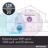 NETGEAR WiFi Range Extender EX6120 - Coverage up to 1200 sq.ft. and 20 devices