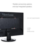 ViewSonic VA2446MH-LED 24 Inch Full HD 1080p LED Monitor with HDMI and VGA Inputs for Home and Office