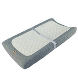 Bamboo Quilted Thicker Longer Waterproof Changing Pad Liners for Babies 3 Count (White Gourd Pattern) by BlueSnail