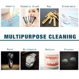 Ultrasonic Jewelry Cleaner - Professional Ultrasonic Cleaner for Rings Eyeglasses Watches Coins Tools Razors Earrings Necklaces Dentures