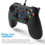 GameSir G3w Wired PC Controller for Windows 10/8.1/8/7 / Android / PS3 / Steam Dual Shock Game Gamepad （ No Phone Bracket ）