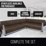 Sofa Shield Original Patent Pending Reversible Chair Slipcover, Chair, Black Gray