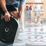 Lintelek Fitness Tracker with Heart Rate Monitor, Activity Tracker with Connected GPS, IP67 Waterproof Smart Fitness Band with Step Counter