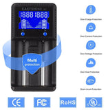 Universal Battery Charger EASTSHINE S2 LCD Display Speedy Smart Charger for Rechargeable Batteries