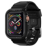 Spigen Rugged Armor Pro Designed for Apple Watch Case for 44mm Series 5 / Series 4 - Black