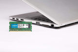 Crucial 8GB Single DDR3/DDR3L 1600 MT/S (PC3-12800) Unbuffered SODIMM 204-Pin Memory - CT102464BF160B