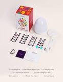 VAVA VA-CL006 Night Lights for Kids with Stable Charging Pad, ABS+PC Bedside Lamp for Breastfeeding, Touch Control&Timer Setting, White