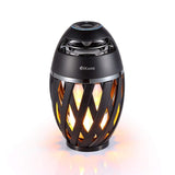 DIKAOU Led flame table lamp, Torch atmosphere Bluetooth speakers&Outdoor Portable Stereo Speaker