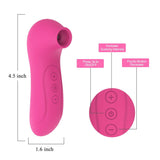 Clitoral Sucking Vibrator with 10 Intensities Modes for Women, Adorime Waterproof Rechargeable Quiet Clitoris Nipples Suction Stimulator