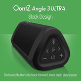 OontZ Angle 3 Ultra : Portable Bluetooth Speaker 14-Watts Deliver Bigger Bass and Hi-Quality Sound, 100ft Wireless Range, Play Two Together Black
