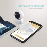 heimvision HM203 1080P Security Camera with Smart Night Vision/Ptz/Two-Way Audio, 2.4GHz Wireless Home Surveillance IP Camera for Baby/Elder/Pet