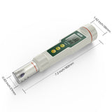 Dr.meter PH100-V 0.01 Resolution High Accuracy Pocket Size pH Meter with ATC, 0-14pH Measurement Range