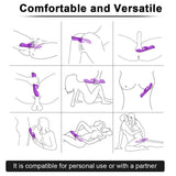 G Spot Rabbit Vibrator with Bunny Ears for Clitoris Stimulation, PALOQUETH Waterproof Dildo Vibrator Clit Stimulator with 9 Vibration Modes Quiet