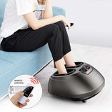 Arealer Foot Massager Machine with Heat, Shiatsu Foot Massagers with Remote Control & LCD Display, 5 Mode with Air Compression, Kneading Foot Massage