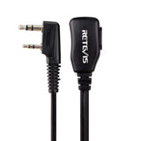 Retevis 2 Pin Acoustic Tube Headset Walkie Talkies Earpiece (10 Pack)