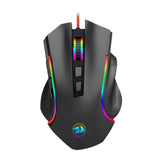Redragon M602 RGB Wired Gaming Mouse RGB Spectrum Backlit Ergonomic Mouse Griffin Programmable with 7 backlight modes up to 7200 DPI  [Black]