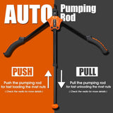 REXBETI 14" Auto Pumping Rod Rivet Nut Tool, Professional Rivet Setter Kit with 7 Metric&SAE Mandrels and 70pcs Rivnuts, Upgraded Labor-Saving Design