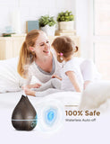 VicTsing Upgraded Mini Oil Diffuser 130ml, Easy to Use Super Quiet Essential Oil Diffuser, Aromatherapy Diffuser with Waterless Auto Shut-off(Black)