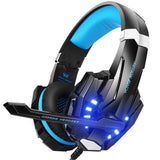 BENGOO G9000 Stereo Gaming Headset for PS4, PC, Xbox One Controller, Noise Cancelling Over Ear Headphones with Mic, LED Light, Bass Surround