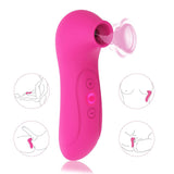 Clitoral Sucking Vibrator with 10 Intensities Modes for Women, Adorime Waterproof Rechargeable Quiet Clitoris Nipples Suction Stimulator