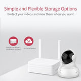 YI Dome Camera, 1080p HD Indoor Pan/Tilt/Zoom Wireless IP Security Surveillance System with Night Vision, Motion Tracking - Cloud Service (White)