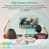 Wifi Router AC 5GHz Wireless Router for Home Office Internet Gaming Compatible with Alexa