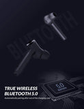 Bluetooth 5.0 Wireless Earbuds, Bluedio Hi(Hurricane) TWS Wireless EarbudHeadphones in-Ear Earphones with Charging Case,Mini Car Headset Built-in Mic