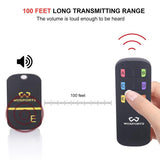 Key Finder,WOSPORTS Item Tracker Wireless RF Item Locator with Loud Beeping Sound,100ft Support Remote Control,Upgrade Long Lasting Batteries