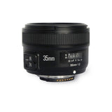 YONGNUO YN35mm F2 Lens 1:2 AF/MF Wide-Angle Fixed/Prime Auto Focus Lens for Nikon DSLR Cameras