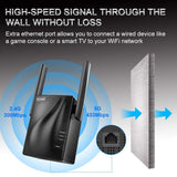 WiFi Range Extender - 750Mbps WiFi Repeater Wireless Signal Booster, 2.4 & 5GHz Dual Band WiFi Extender
