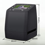 DIGITNOW! 135 Film Negative Scanner High Resolution Slide Viewer,Convert 35mm Film&Slide to Digital JPEG Save into SD Card , with Slide Mounts Feeder