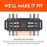 ECHOGEAR Full Motion Articulating TV Wall Mount Bracket for 42"-80" TVs - Easy to Install