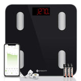 Etekcity Scale, Smart Body Fat Scale, Bathroom Bluetooth Digital Weight Scale Tracks 13 Key Compositions Analyzer, 6mm-Thick Glass, 400 lbs