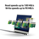 Samsung 128GB 100MB/s (U3) MicroSDXC Evo Select Memory Card with Adapter (MB-ME128GA/AM)
