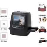 DIGITNOW 22MP All-in-1 Film & Slide Scanner, Converts 35mm 135 110 126 and Super 8 Films/Slides/Negatives to Digital JPGPhotos, Built-in 128MB Memory