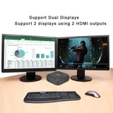 AK2 Mini PC,Intel Celeron J3455,Windows 10 Mini Computer,8GB RAM/120GB mSATA SSD,4K HD Graphics,Gigabit Ethernet,Dual Band Wi-Fi,Bluetooth 4.2