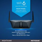 NETGEAR Nighthawk AX4 4-Stream WiFi 6 Router (RAX40) - AX3000 Wireless Speed (up to 3Gbps) | Coverage
