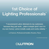 Lutron Maestro C.L Dimmer Switch for Dimmable LED, Halogen & Incandescent Bulbs, Single-Pole or Multi-Location, MACL-153M-WH, White
